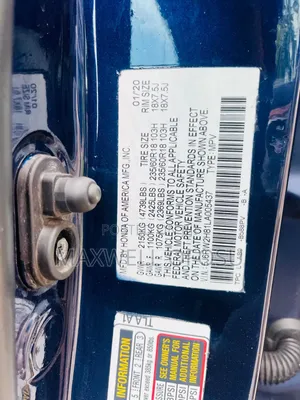 Honda CR-V EX-L AWD 2020 Blue
