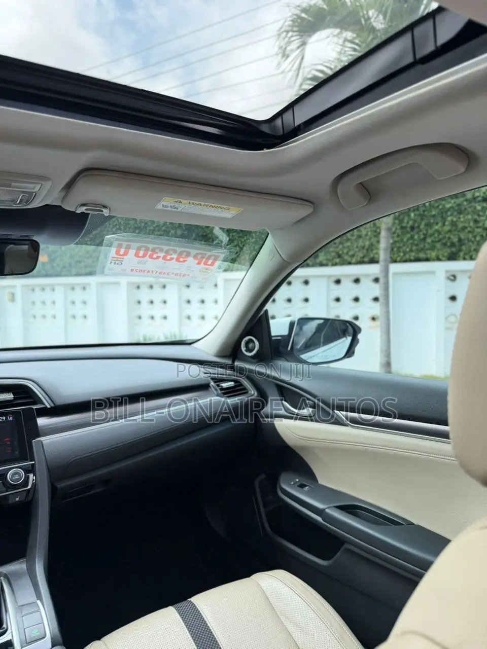 Honda Civic Touring Sedan 2020 White