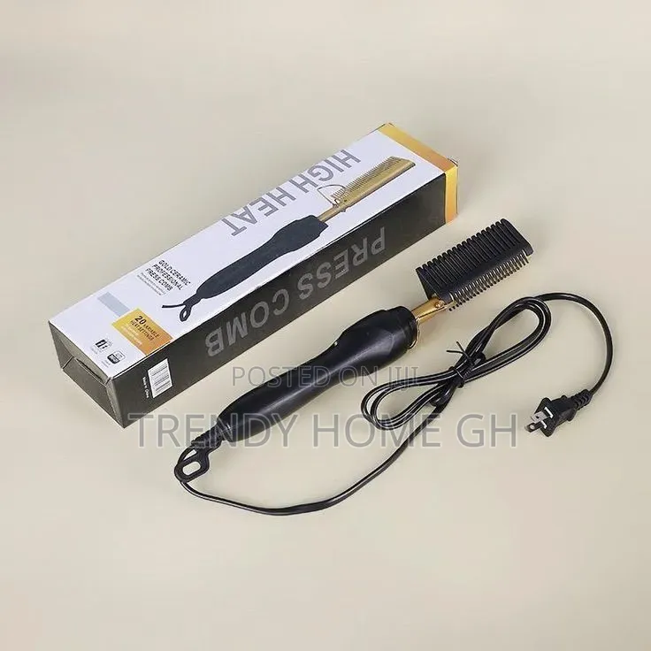Electric Hot Comb – Fast Heating Hair Straightening Comb