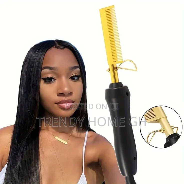Electric Hot Comb – Fast Heating Hair Straightening Comb