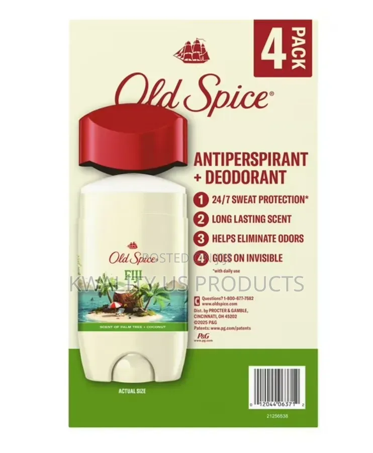 Old Spice Fiji Antiperspirant Deodorant - 4 Pack