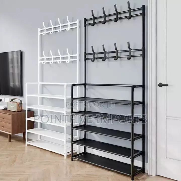 Shoe Rack With Caps Holder
