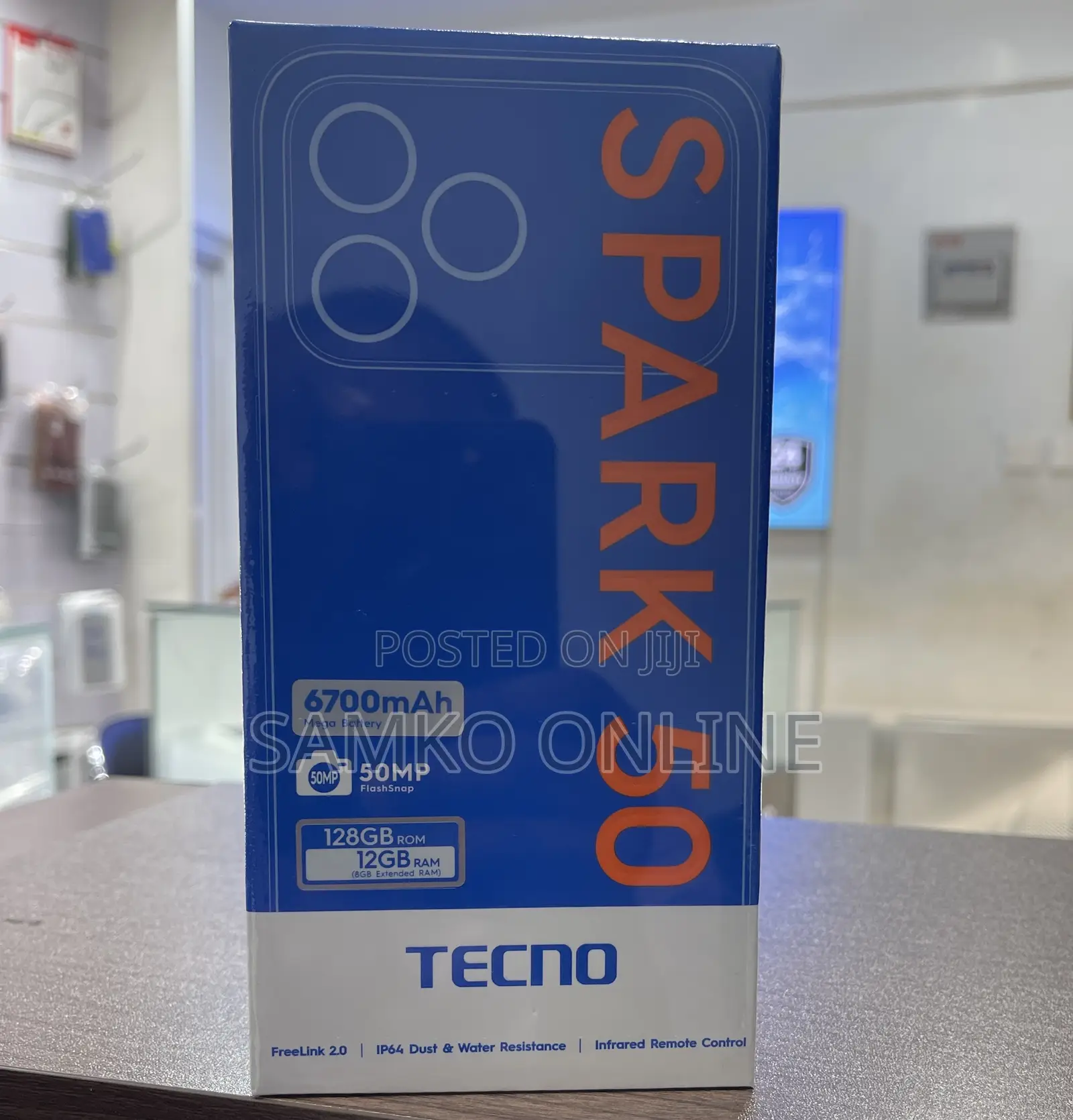 New Tecno Spark 50 128 GB Black