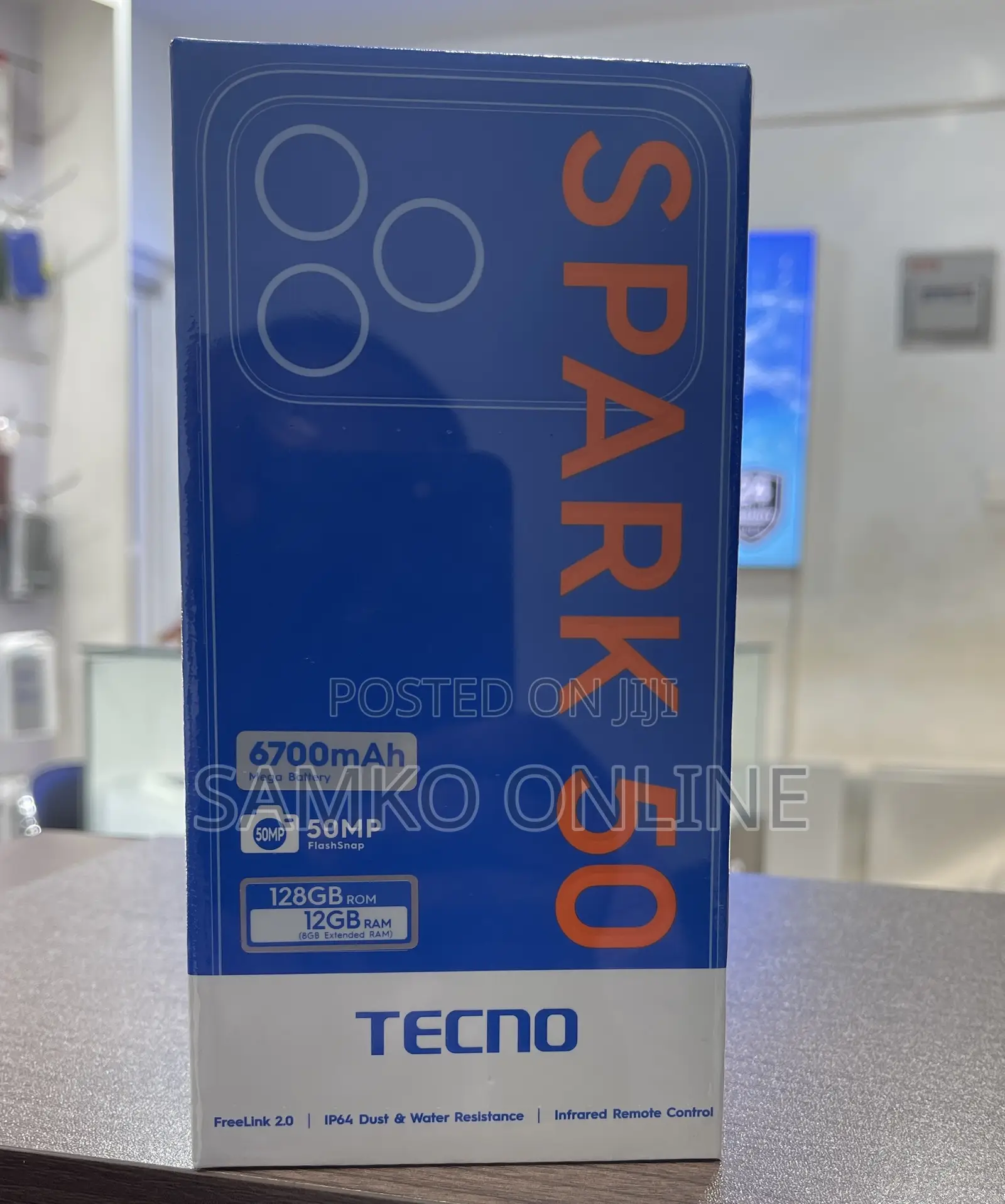 New Tecno Spark 50 128 GB Black