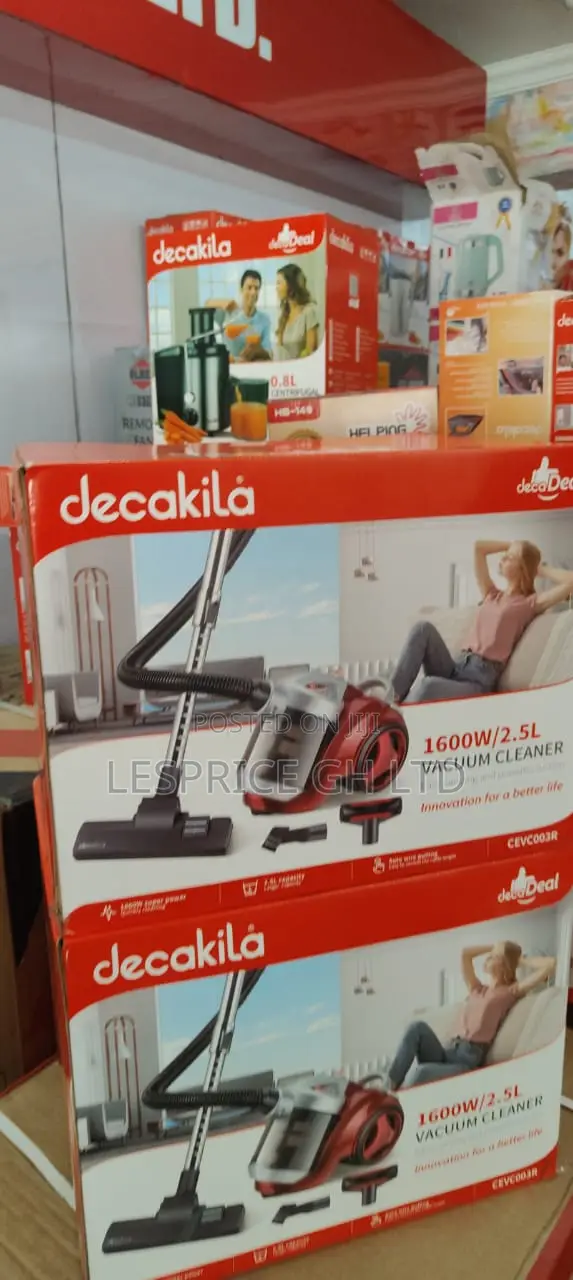 Clearance Sale on Our Solid 1600w Vacuum Cleaner From Decakila
