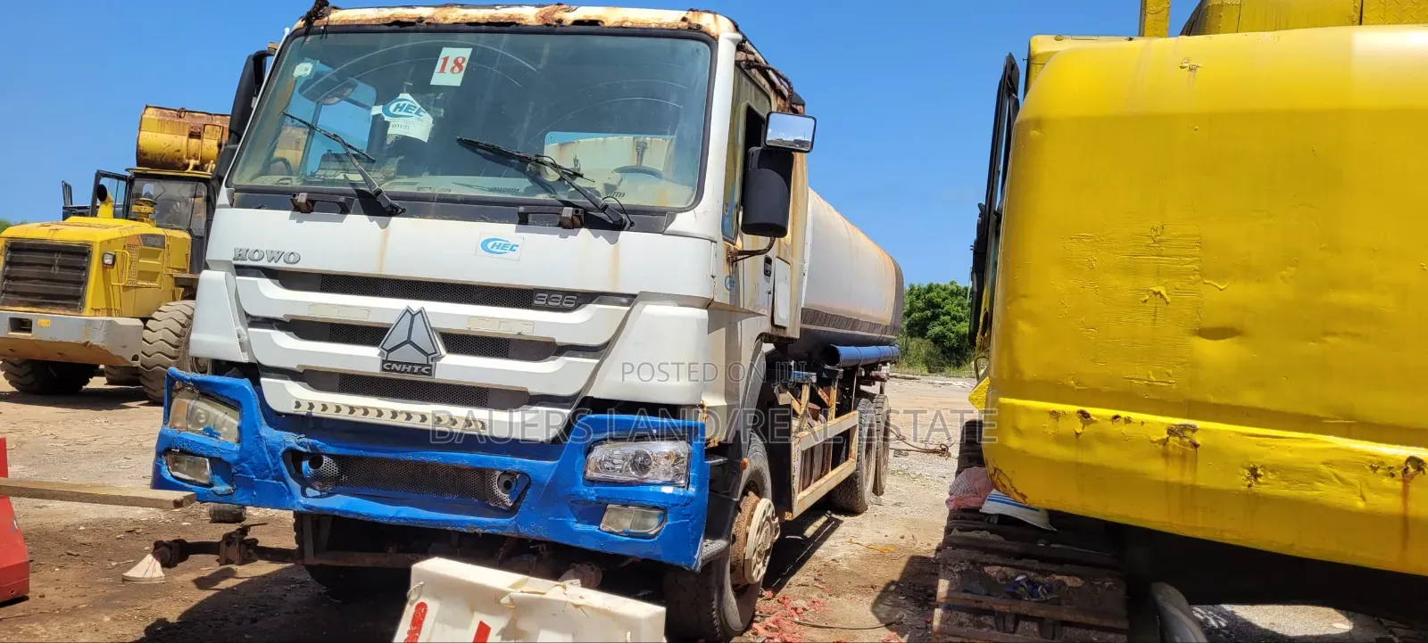 Howo Water Thank Truck