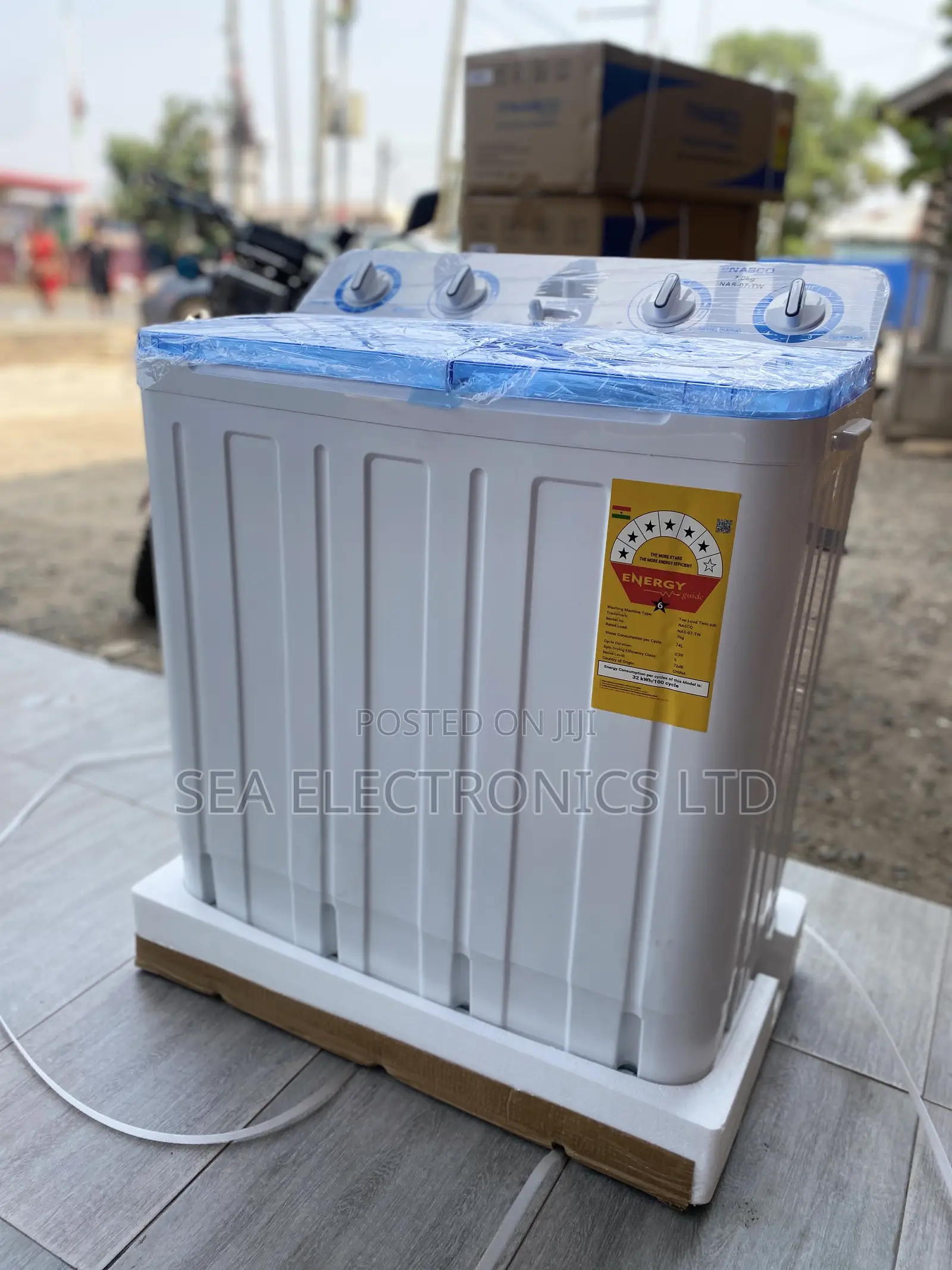 Nasco 7kg Twin Tub Washing Machine
