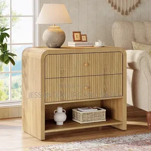 Bedside(Oversized)Table With Open Storage