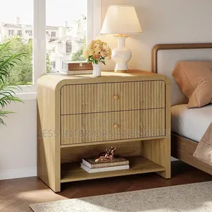 Bedside(Oversized)Table With Open Storage