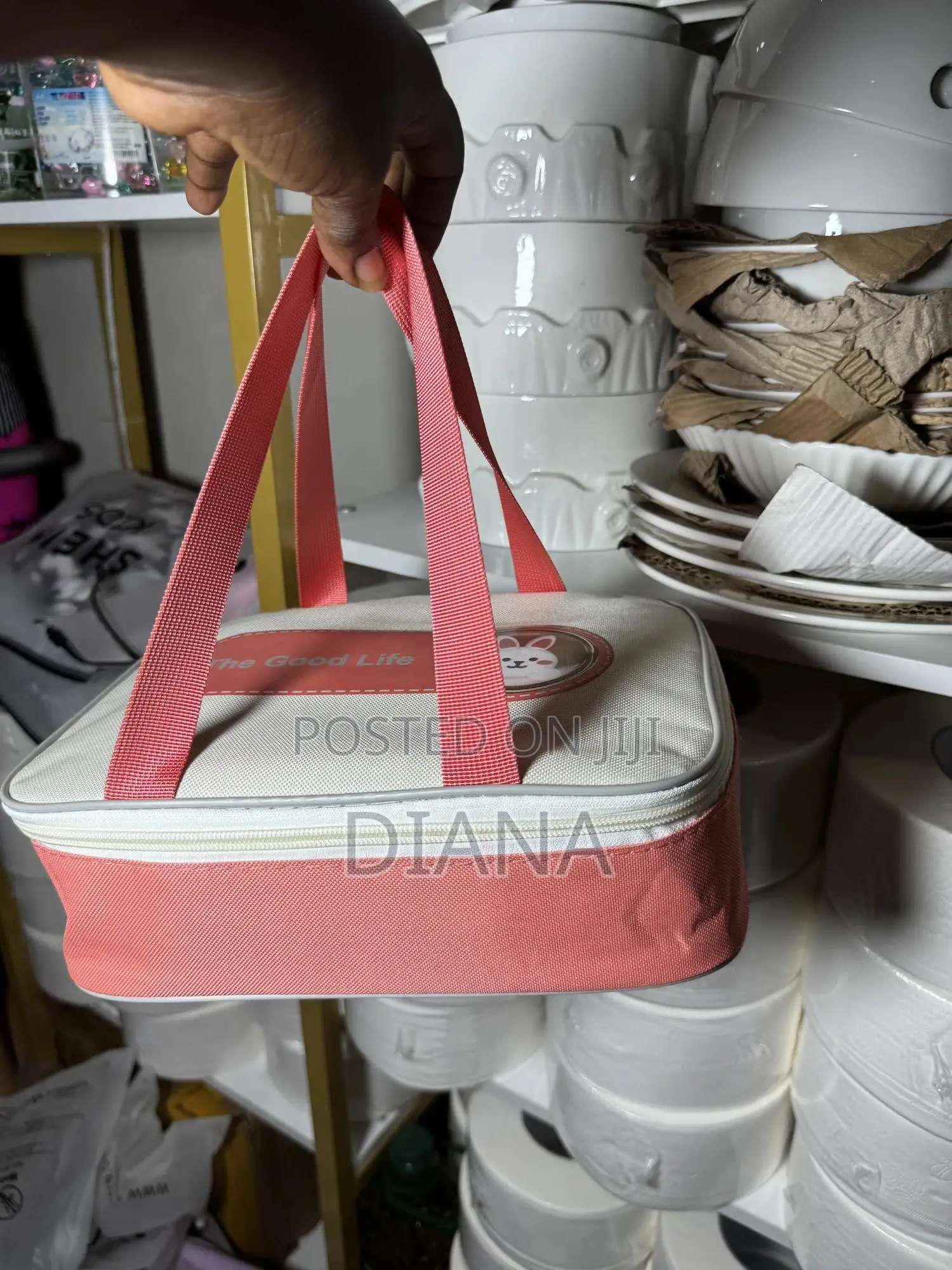 Lunch Box With 4 Components and a Spoon