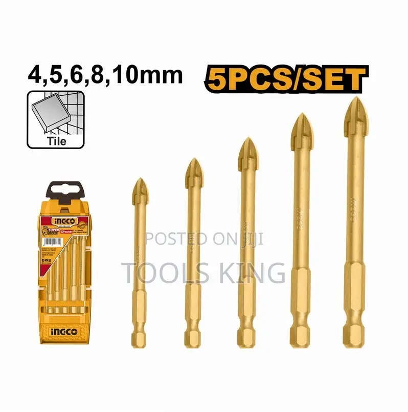 5 PCS Glass Drill - Akd7058