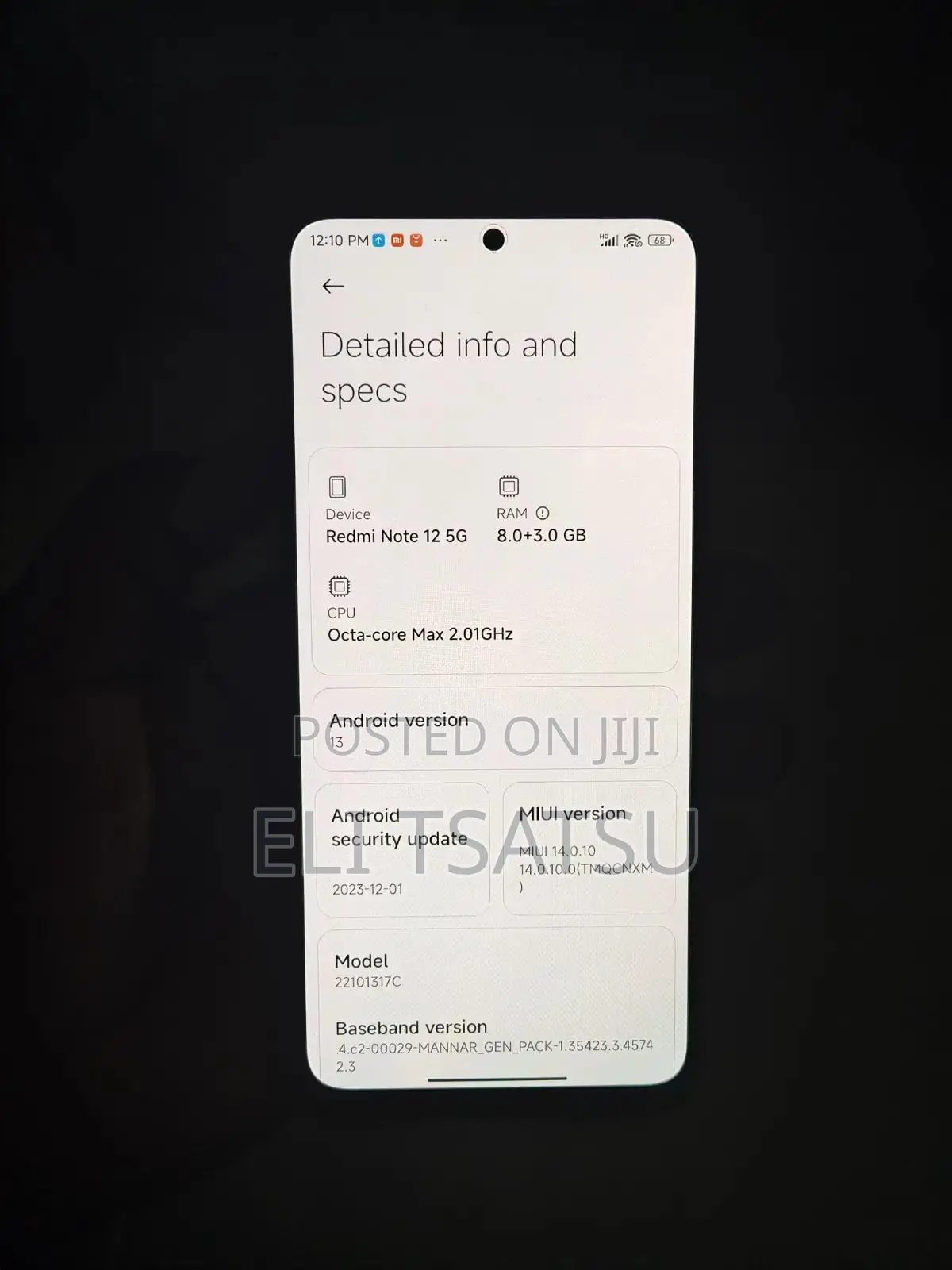 Xiaomi Redmi Note 12 (China) 256 GB Gray