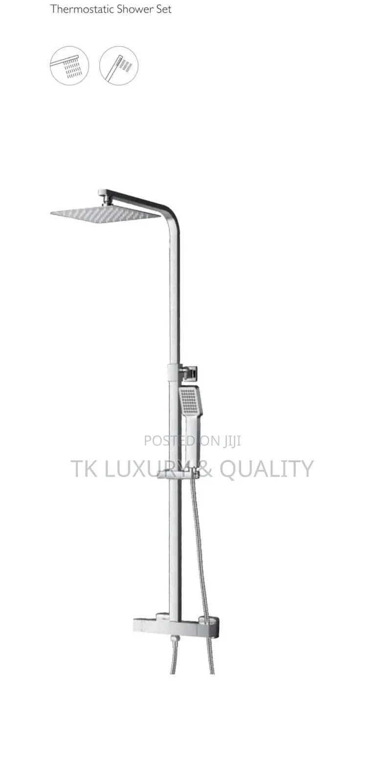 Quality Thermostatic Bathroom Showers 2 in 1