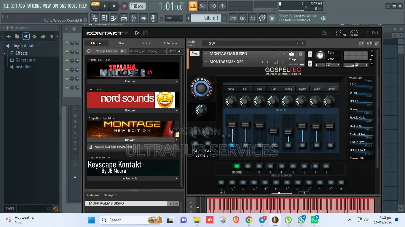 Yamaha Montage M8x Kontakt Library