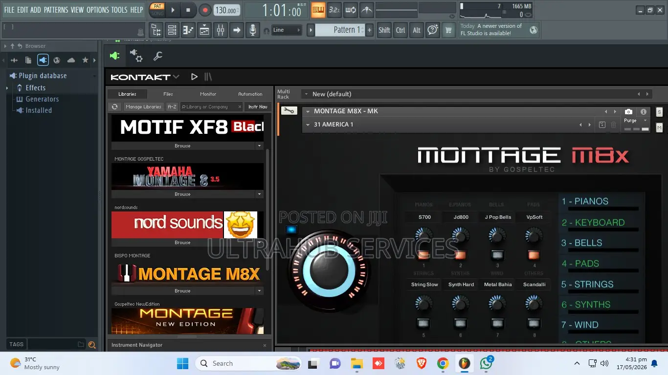 Yamaha Montage M8x Kontakt Library