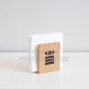 Custom Wooden Napkin Holder Table Tissue Stand for Restaurants