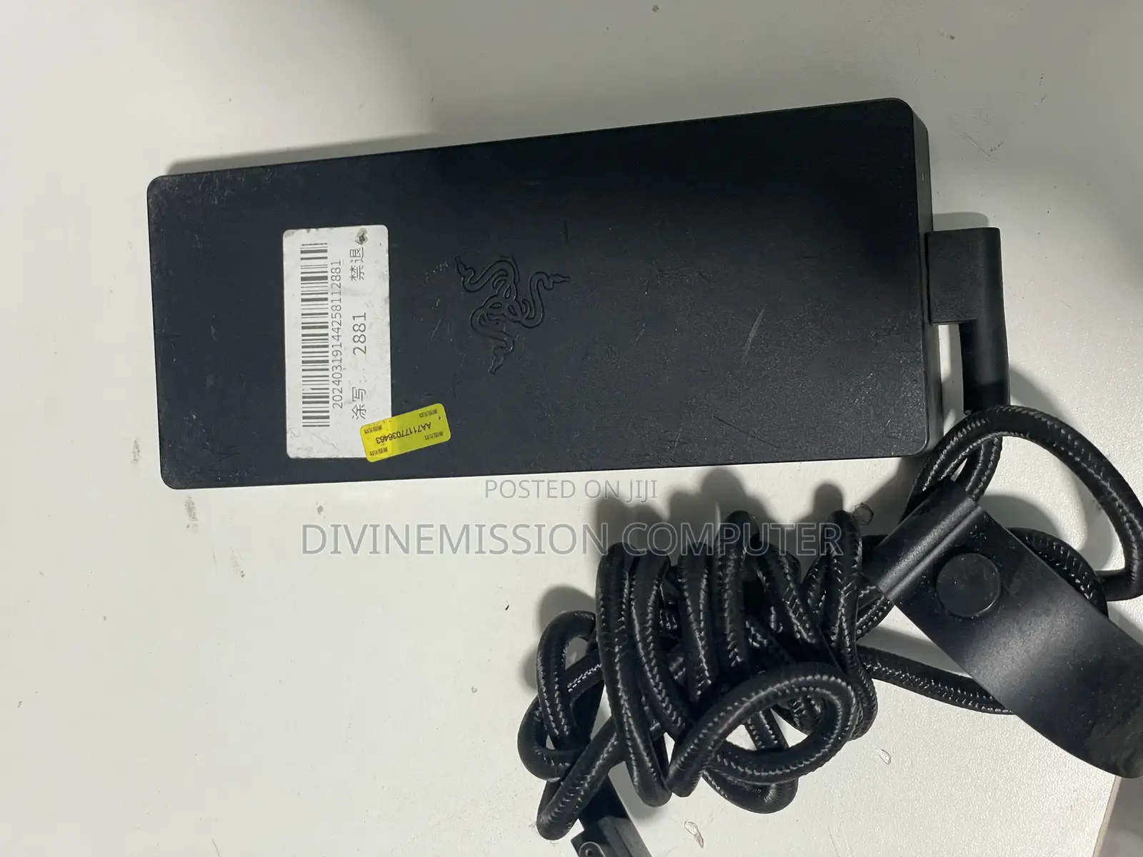Razor Blade Laptop Ac Charger/Adapter 230w. Uk Used
