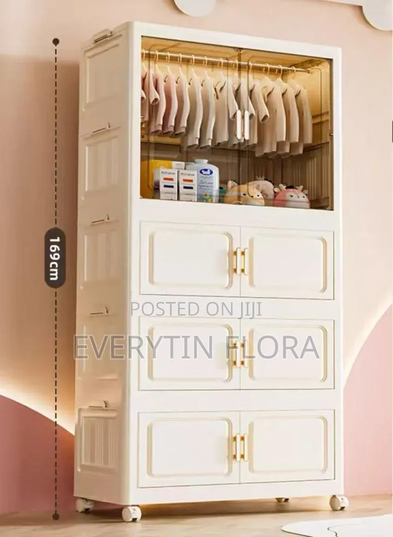 Foldable Plastic Wardrobe