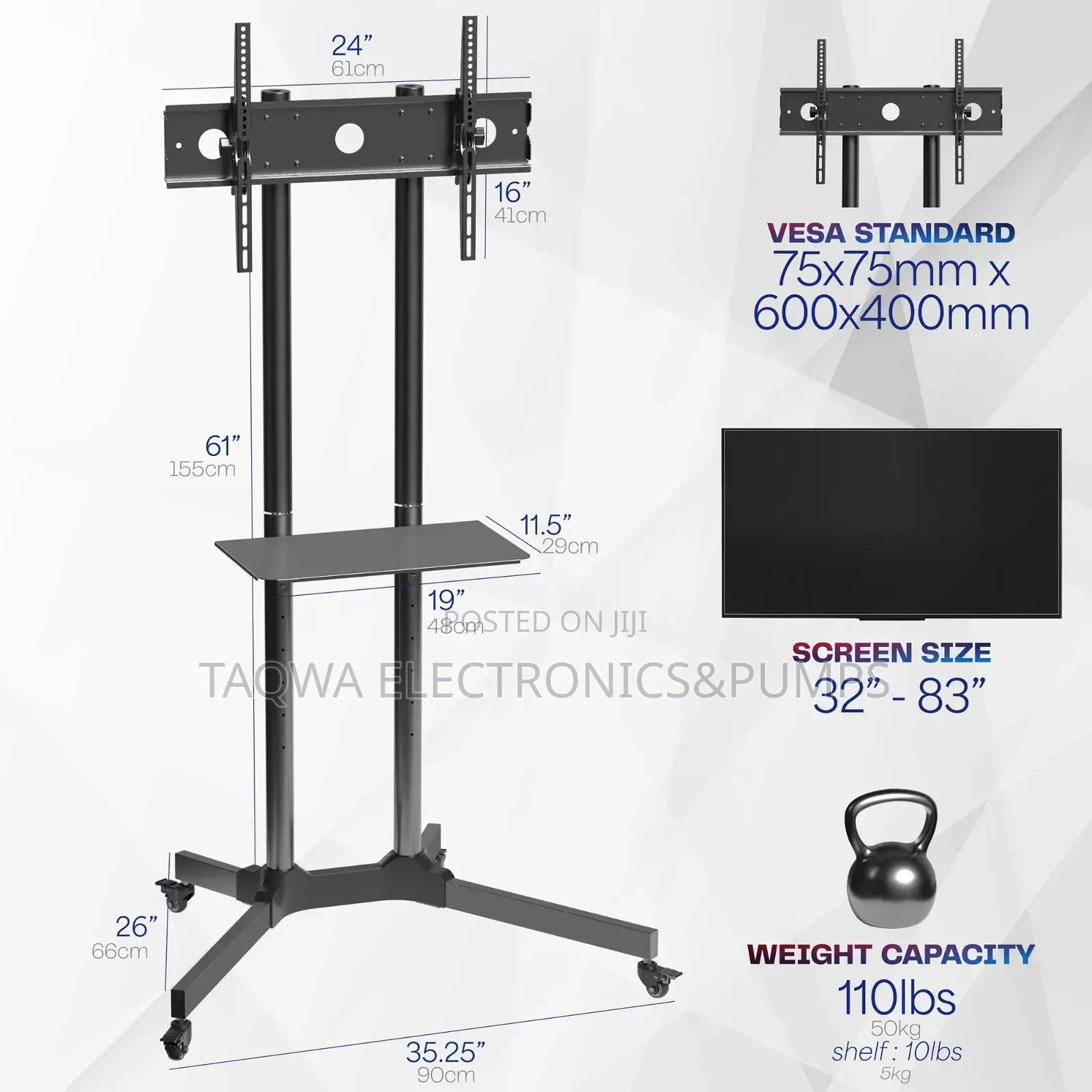 Taking TVS 32-70 Movable Tv Stand