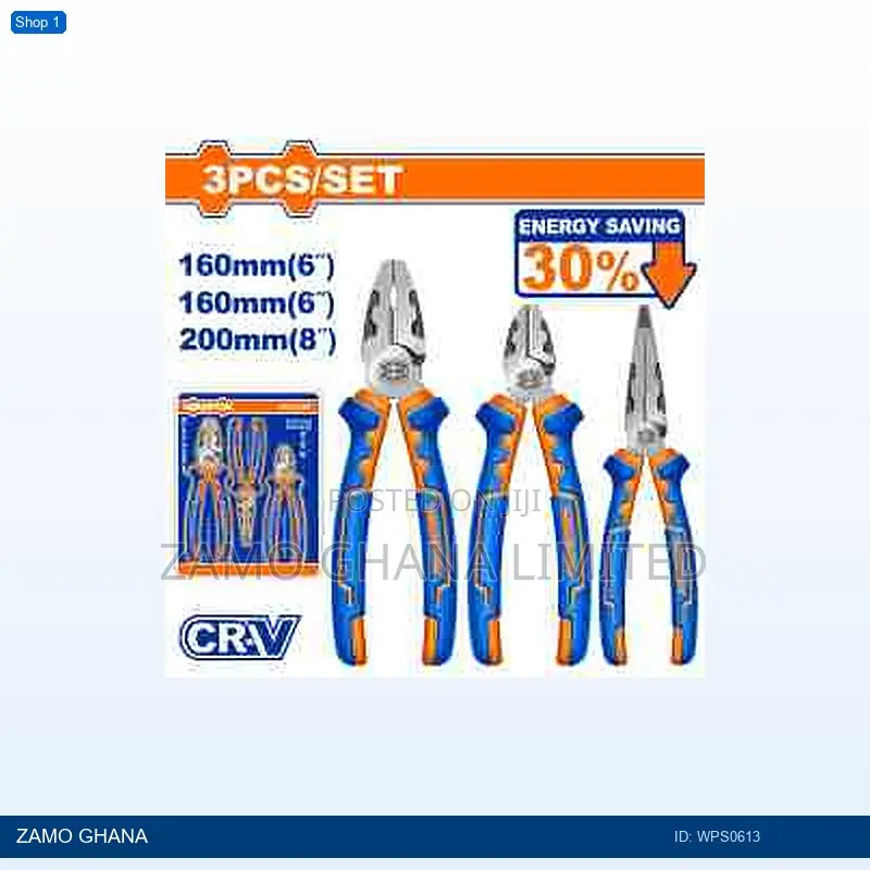 3 PCS High Leverage Pliers - Wps0613