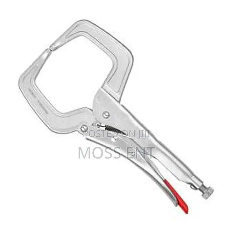 Welding Grip Locking Plier 280mm Clamp Pointed Silver With - K-