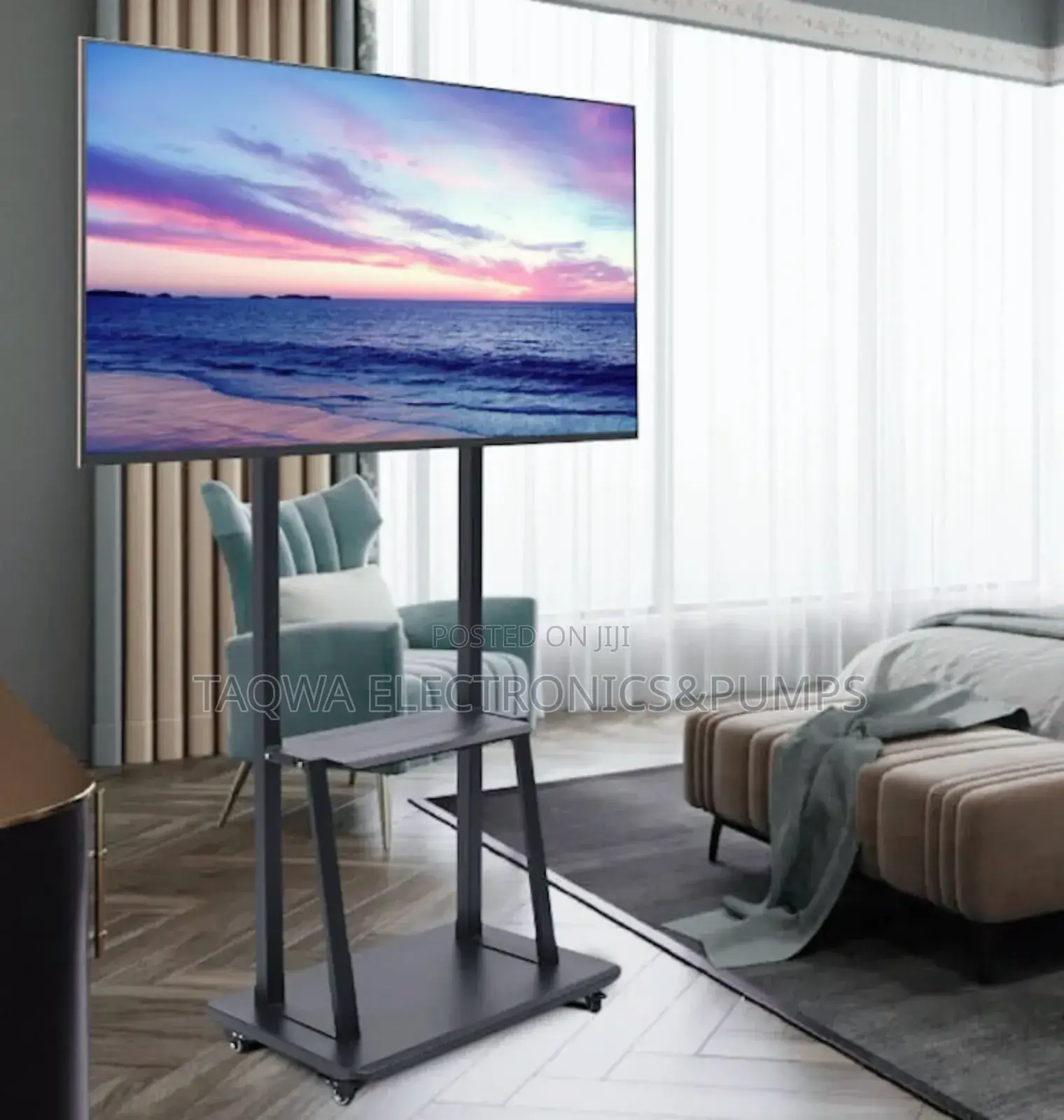 Black Mobile Tv Stand 32 - 75