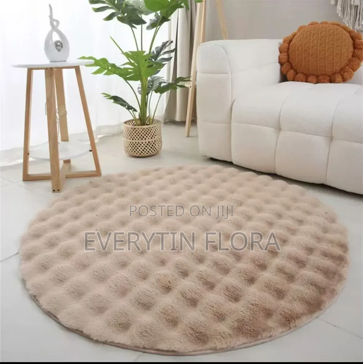 Bubble Fur Round Carpet