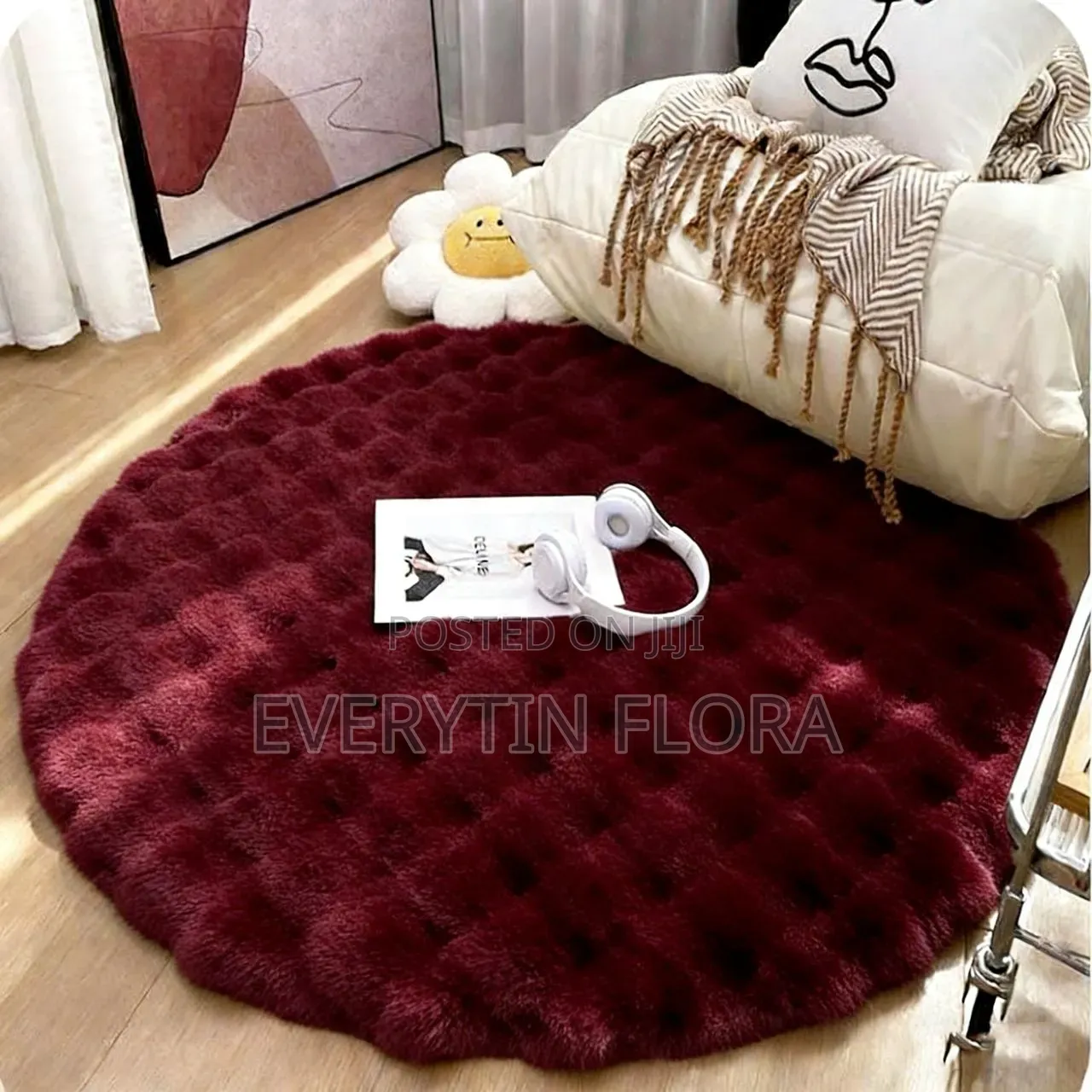 Bubble Fur Round Carpet