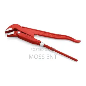 Pipe Wrench 320mm Open 42mm Bent Nose 45d All Red - K-