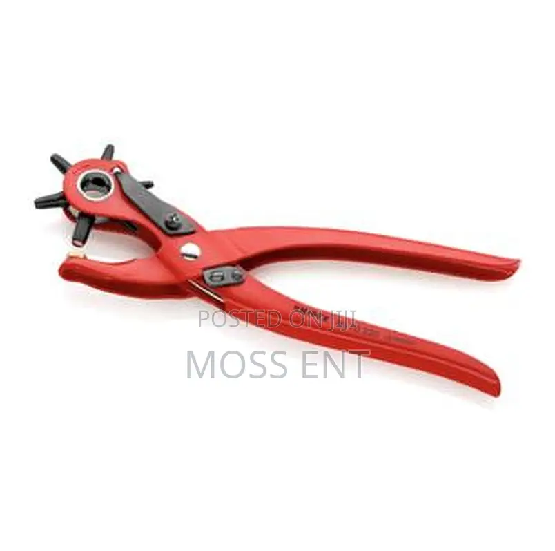 Revolving Punch Plier 220mm 2-2.5-3-3.5-4-5mm All Red - K-