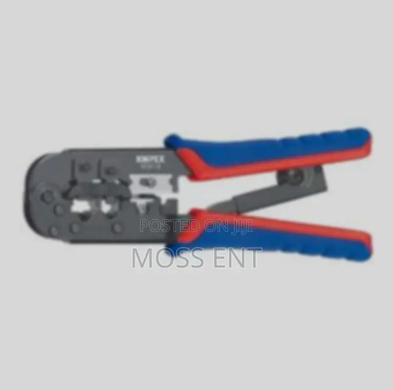 Crimping Plier 190mm for Western Plugs Network Red/Blue - K-975110