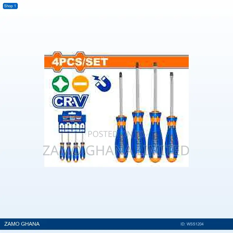 4 PCS Screwdriver - Wss1204