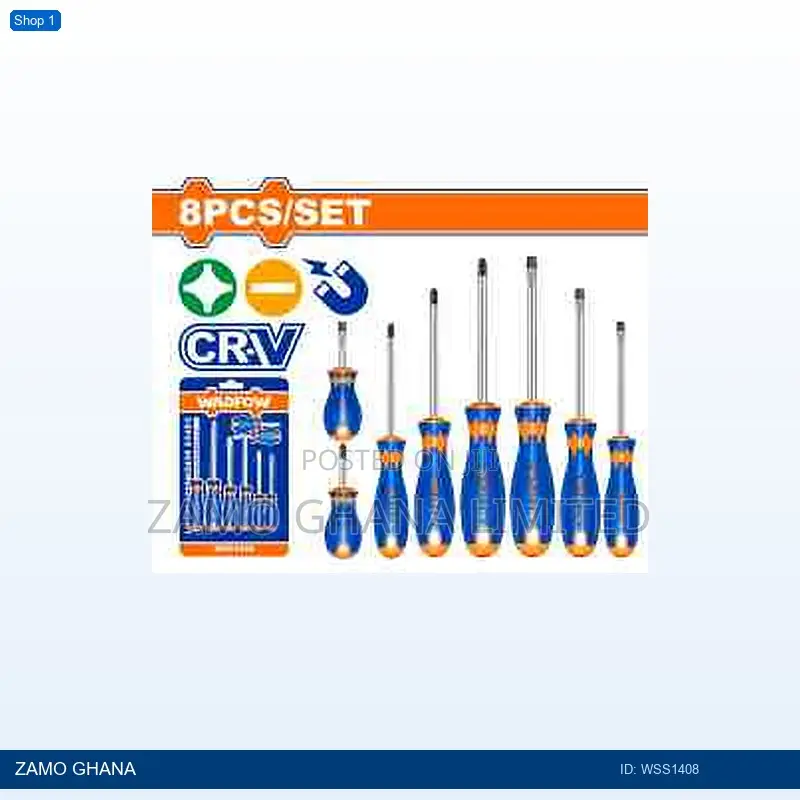 8 PCS Screwdriver - Wss1408