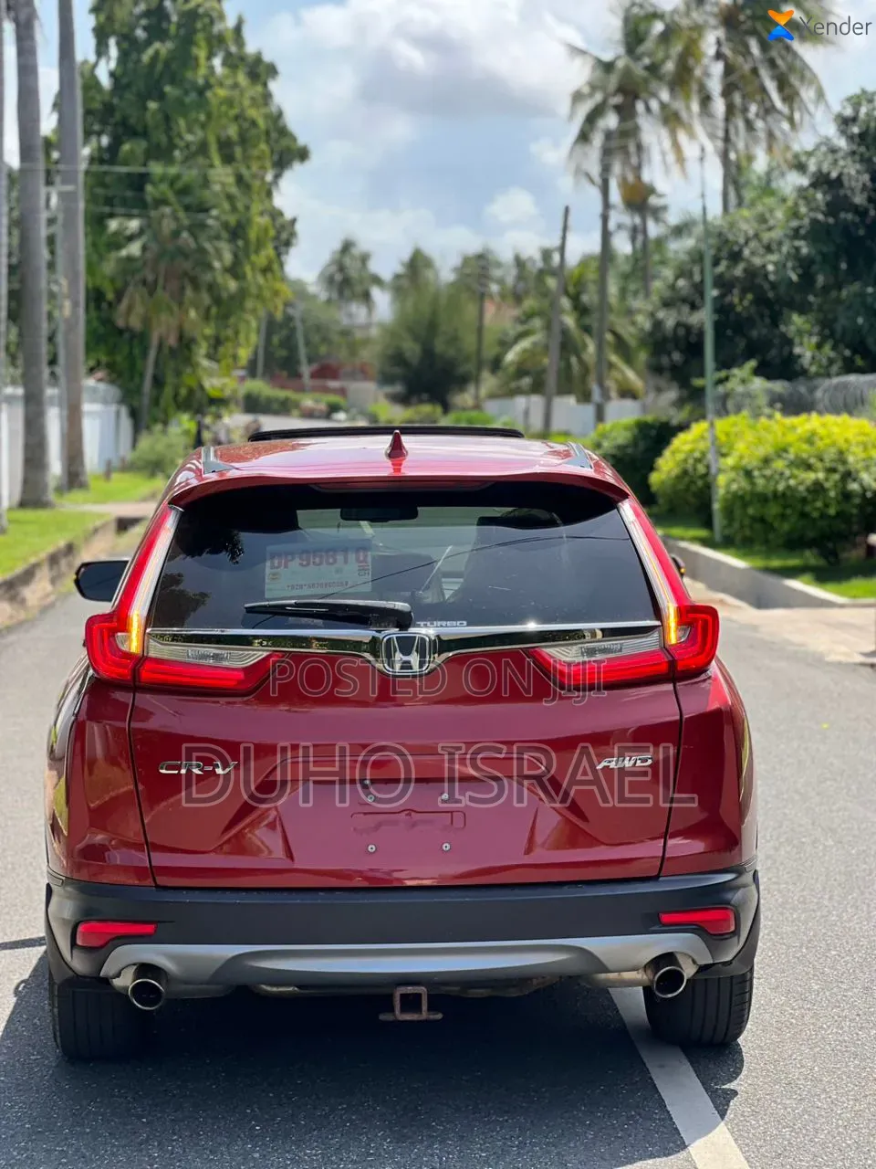 Honda CR-V EX-L AWD 2018 Red