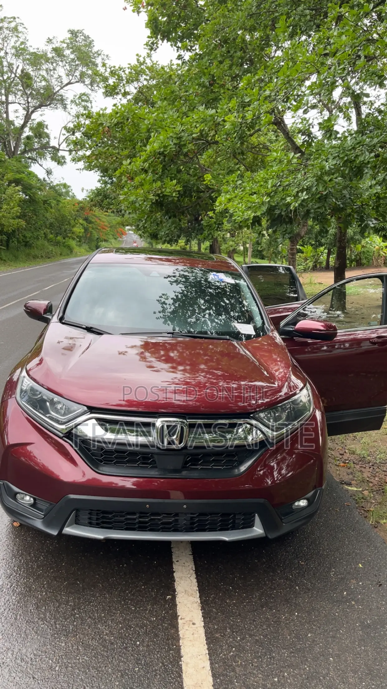 Honda CR-V EX-L AWD 2019 Burgundy