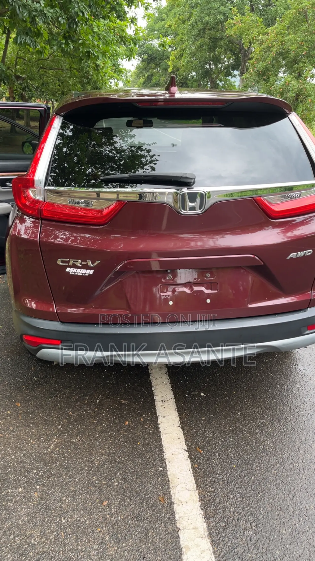 Honda CR-V EX-L AWD 2019 Burgundy