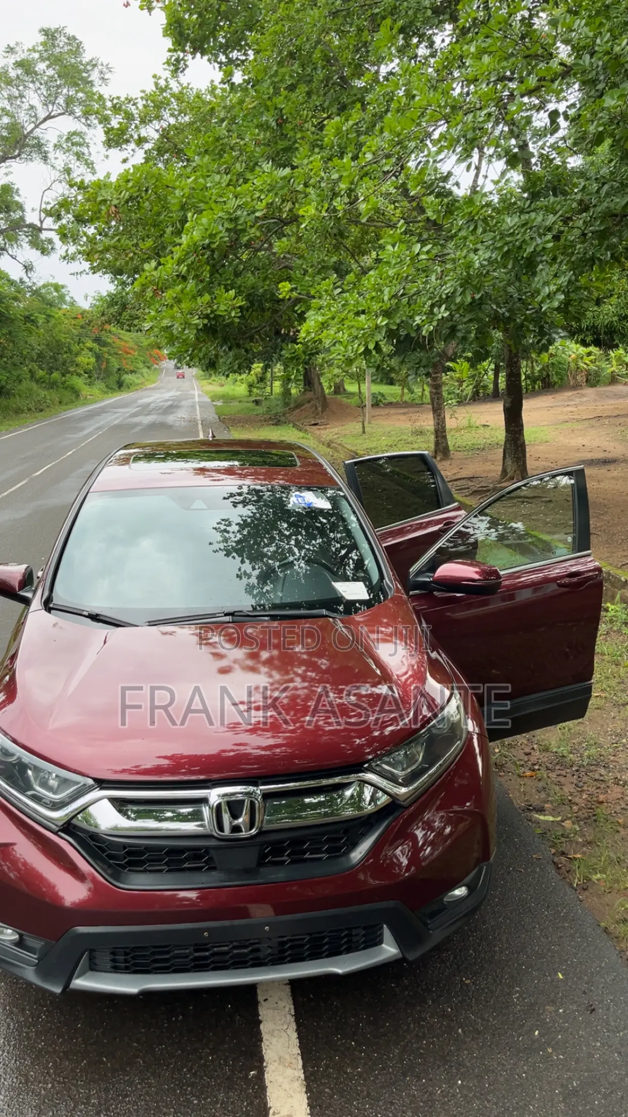 Honda CR-V EX-L AWD 2019 Burgundy