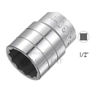 Drive Socket Short 12pt 1/2inch X 8mm - Absk40008-St002