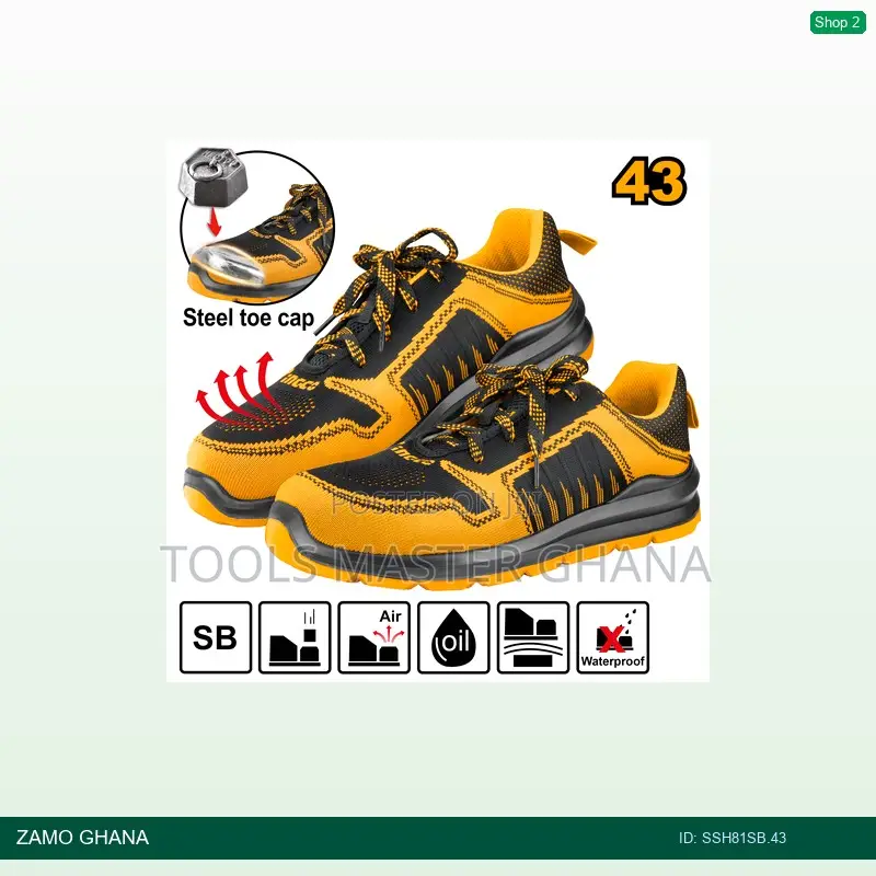 Yellow Safety Boots 43 - Ssh81sb.43