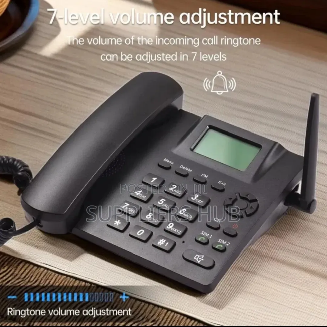 Fixed Wireless Dual Sim Cordless Land Line Telephone