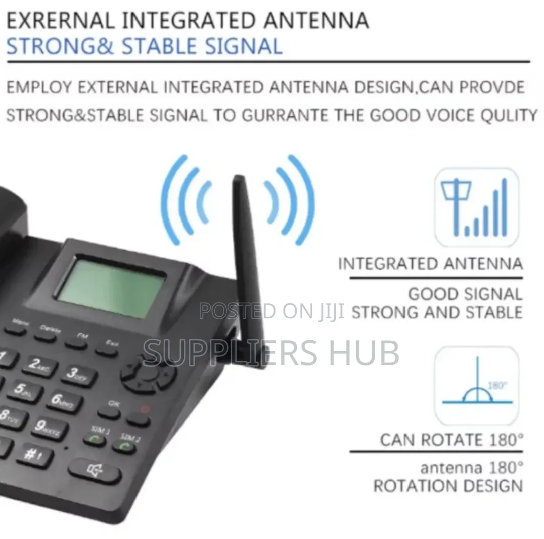 Fixed Wireless Dual Sim Cordless Land Line Telephone