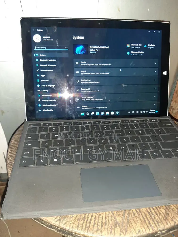 Microsoft Surface Pro 256 GB Black