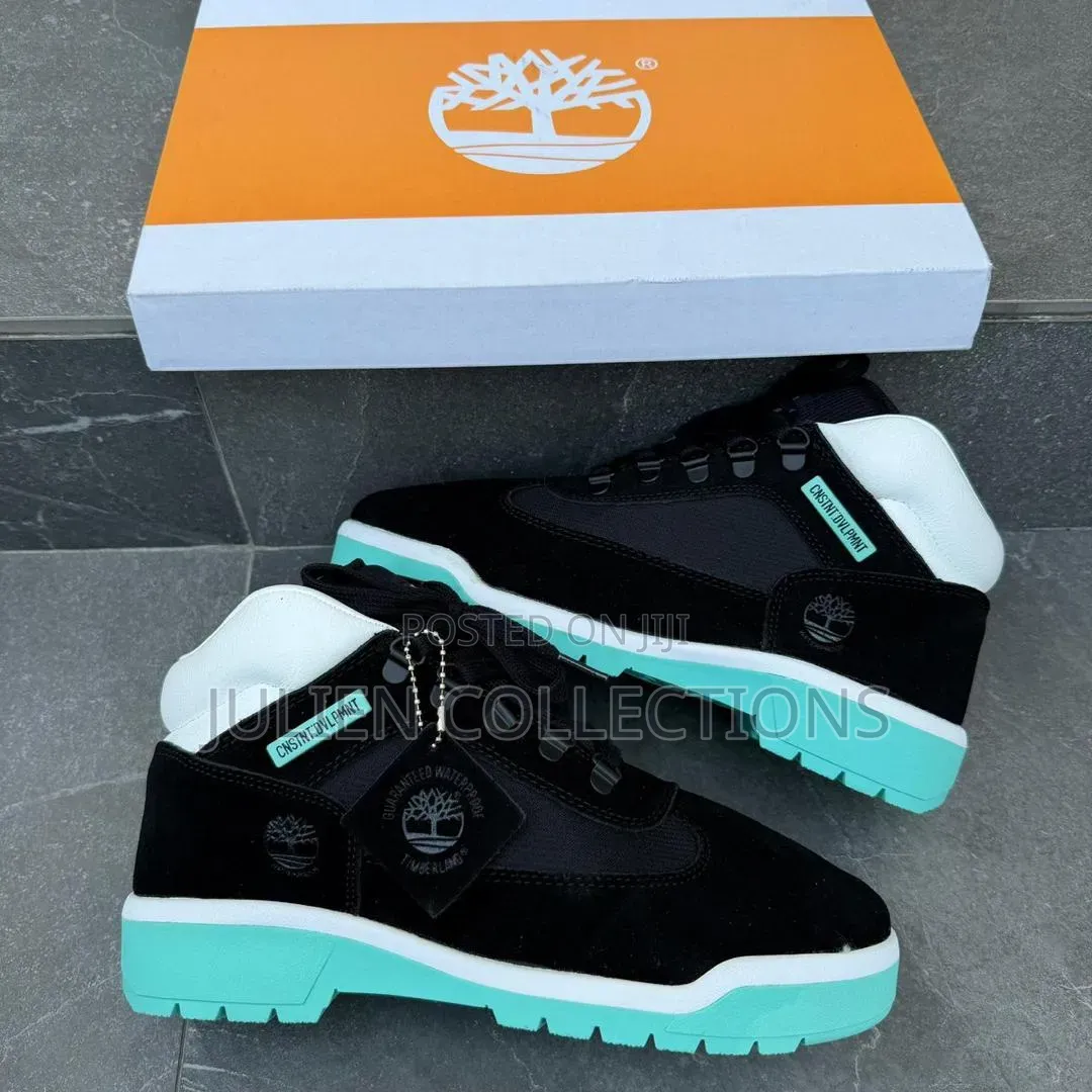Timberland Field Boots Lite Green White N Black