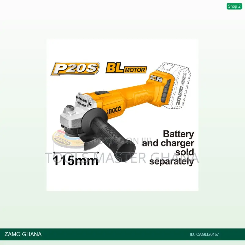 Lithiumion Angle Grinder - Cagli20157