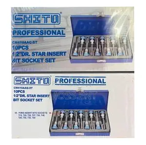 10pcs 1/2inch Dr. Insert Socket Set - Cm410aaq-St