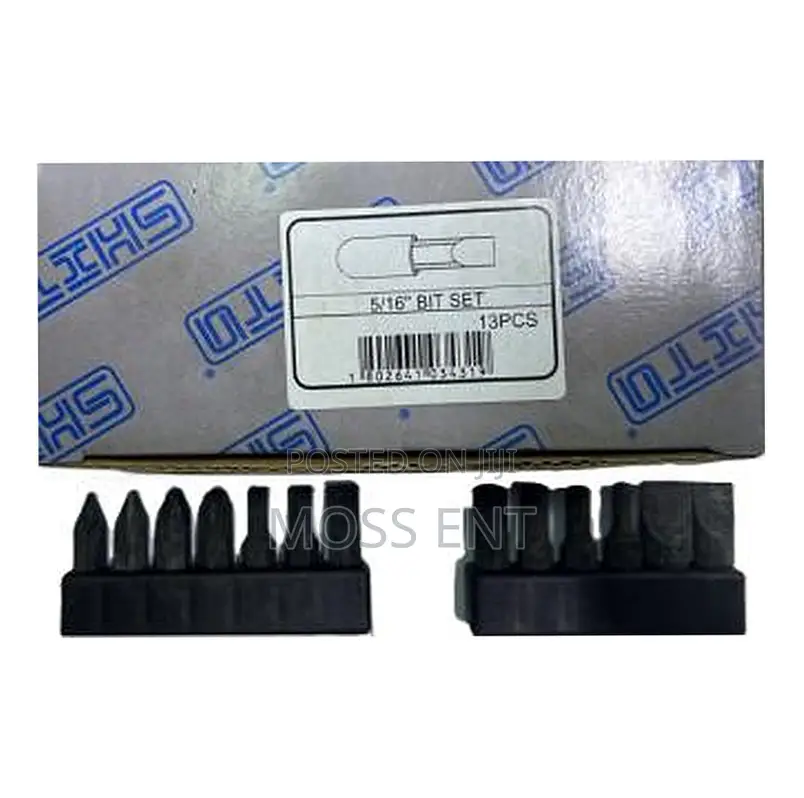 13pcs 5/16inch Bit Set - Bt013-St