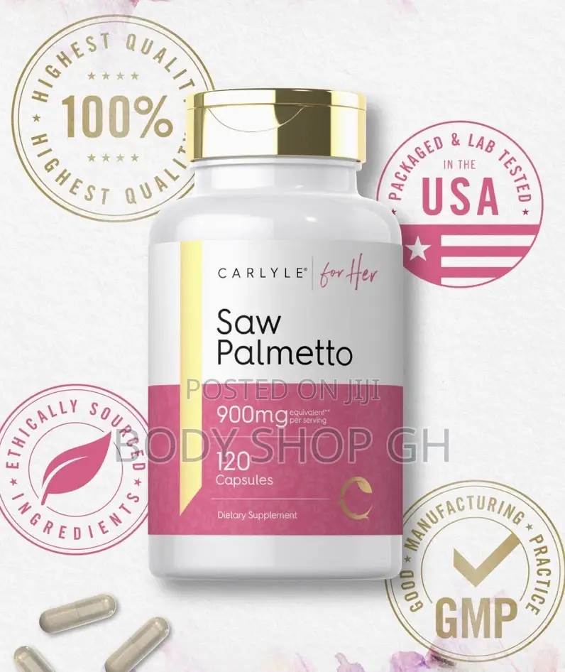 Carlyle Saw Palmetto for Women | 120 Capsules | Full Spectrum Extract