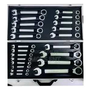Combination Spanner Set 22pcs Ratchet Gear 6-32mm - Ss-22-C-Rg