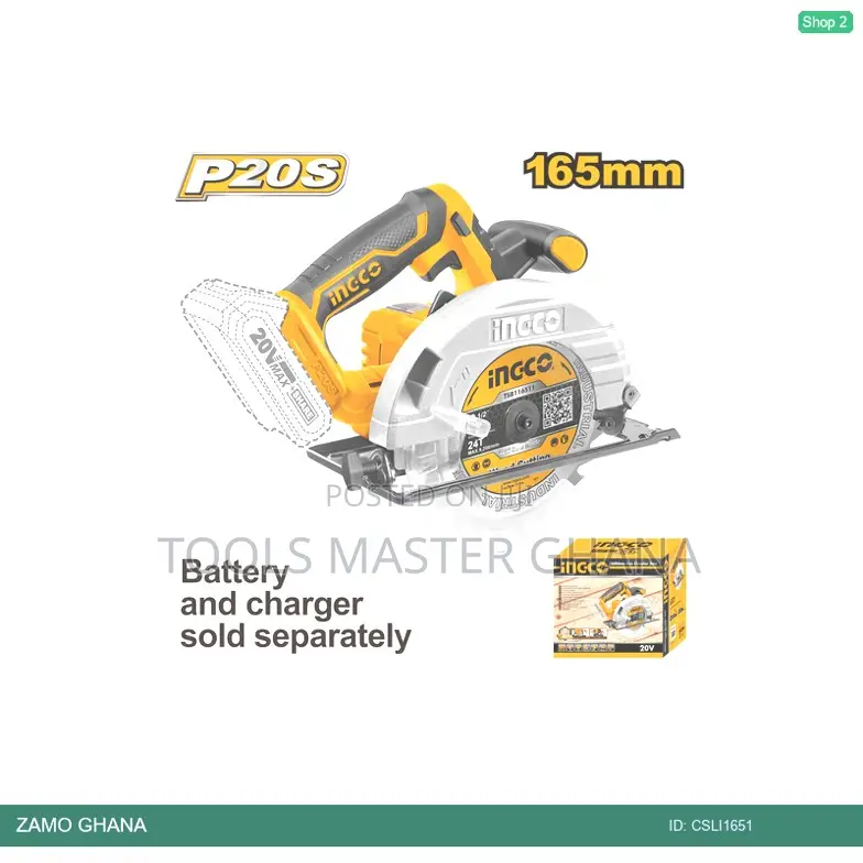 Cordless Circular Saw - Csli1651