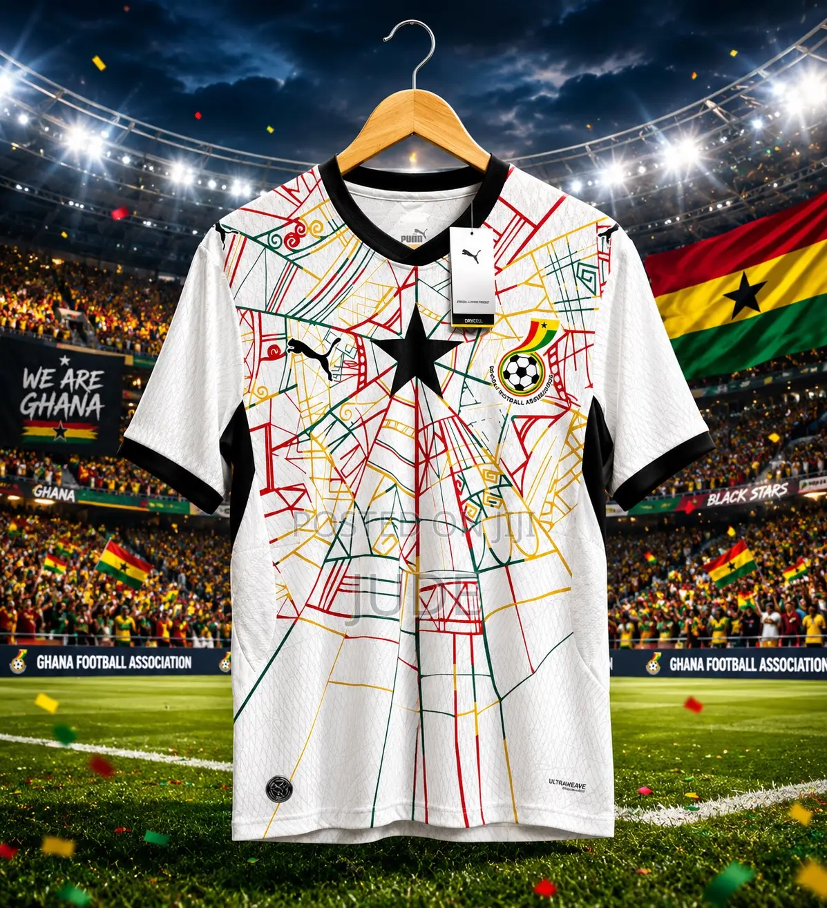 Black Stars Jersey (Home Kit)